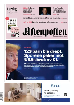 Cover of Aftenposten