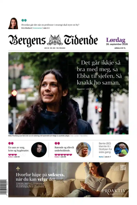 Cover of Bergens Tidende