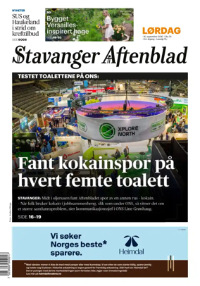 Cover of Stavanger Aftenblad