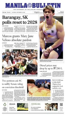 Cover of Manila Bulletin