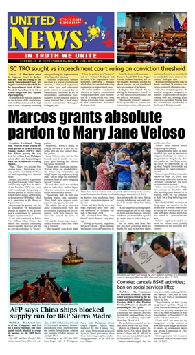 Cover of United News - English Edition