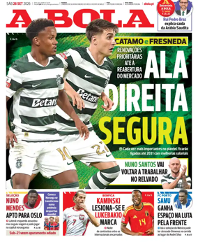 Cover of A BOLA (Portuguese)