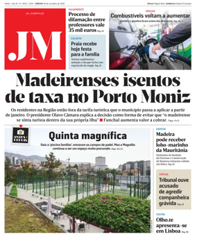 Cover of Jornal Madeira