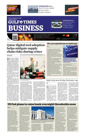 Cover of Gulf Times Business