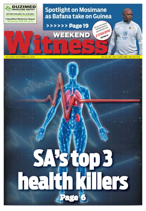 Cover of The Weekend Witness (South Africa)