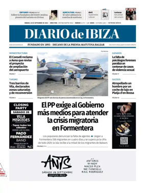 Cover of Diario de Ibiza