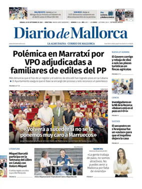 Cover of Diario de Mallorca