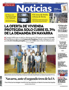Cover of Diario de Noticias (Spain)