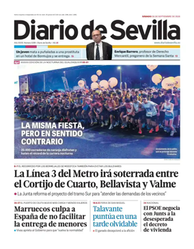 Cover of Diario de Sevilla