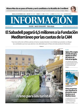 Cover of Diario Informacion (Elche y Vega Baja)