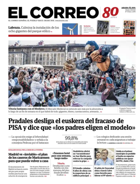 Cover of EL Correo (Alava)