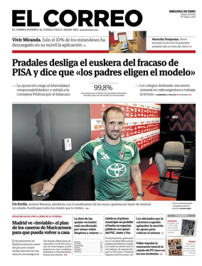 Cover of El Correo (Miranda de Ebro)