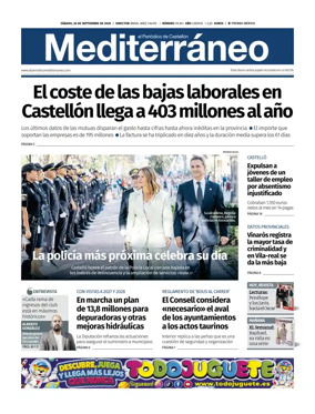 Cover of El Periodico Mediterraneo