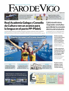 Cover of Faro de Vigo