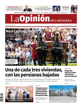 Cover of La Opinion de Murcia (Cartagena)