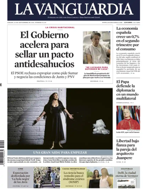 Cover of La Vanguardia (1st Edition)