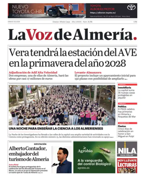 Cover of La Voz de Almeria