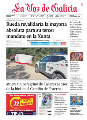 Cover of La Voz de Galicia (Carballo)