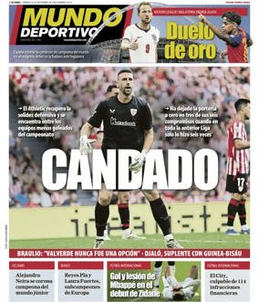 Cover of Mundo Deportivo (Bizkaia-Araba)