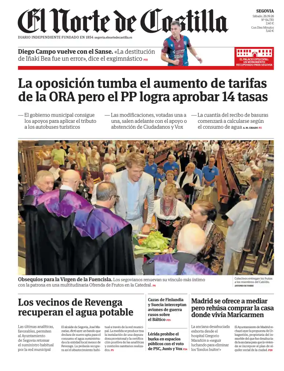 Cover of Norte de Castilla (Segovia)