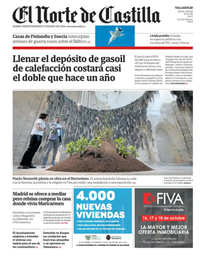 Cover of Norte de Castilla (Valladolid)