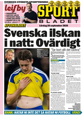 Cover of Sportbladet