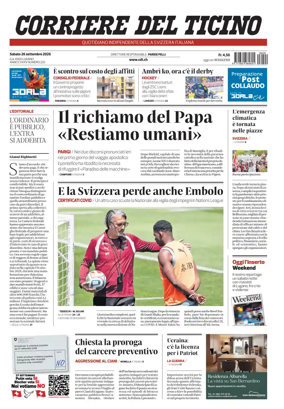 Cover of Corriere del Ticino