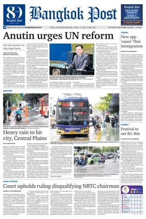 Cover of Bangkok Post