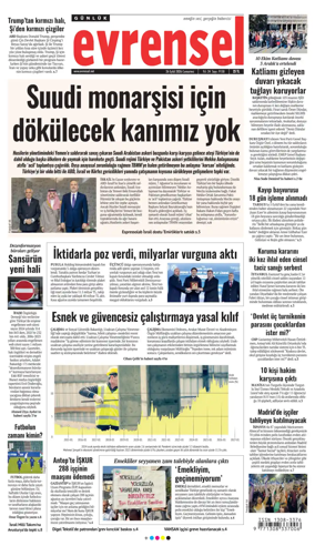 Cover of Evrensel Gazetesi