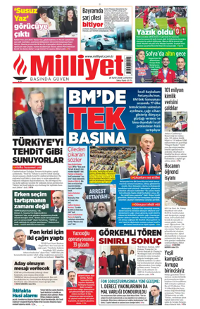 Cover of Milliyet