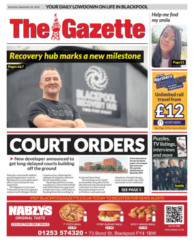 Cover of Blackpool Gazette