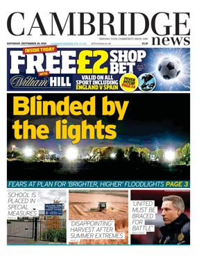 Cover of Cambridge News