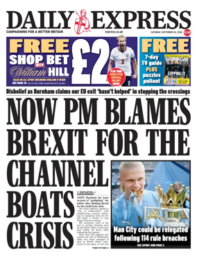 Cover of Daily Express