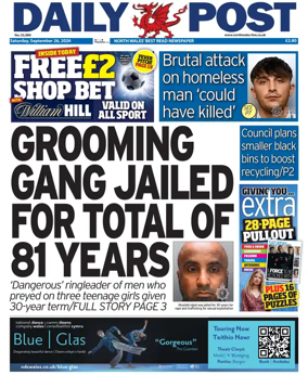 Cover of Daily Post (North Wales)