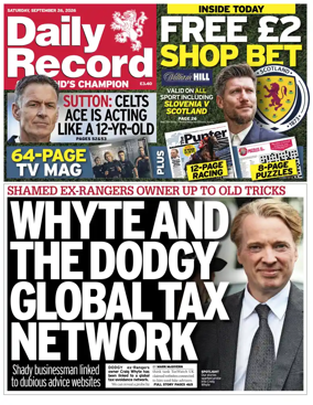 Cover of Daily Record