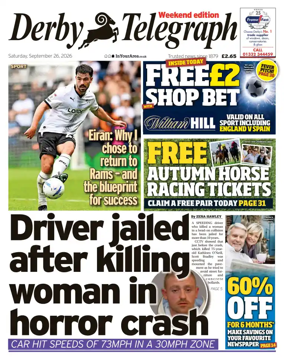 Cover of Derby Telegraph