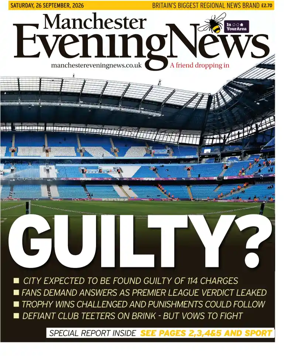 Cover of Manchester Evening News