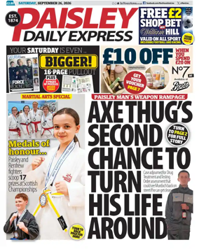 Cover of Paisley Daily Express