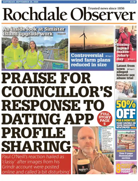 Cover of Rochdale Observer