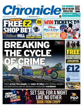 Cover of The Chronicle (South Tyneside and Durham)