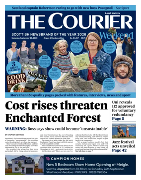 Cover of The Courier & Advertiser (Angus and Dundee)