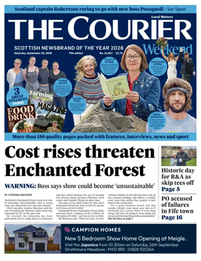 Cover of The Courier & Advertiser (Fife Edition)