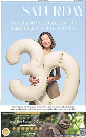 Cover of The Daily Telegraph – Saturday Supplement