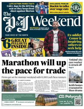 Cover of The Press and Journal (Inverness Highlands and Islands)