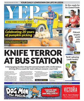 Cover of Yorkshire Evening Post