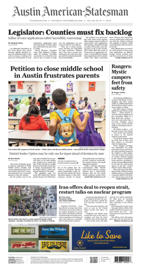 Cover of Austin American-Statesman