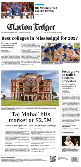Cover of Clarion Ledger