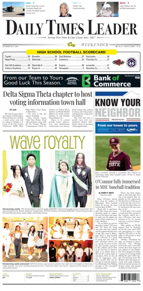 Cover of Daily Times Leader
