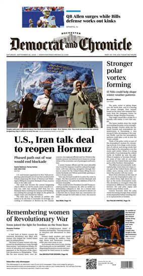 Cover of Democrat and Chronicle