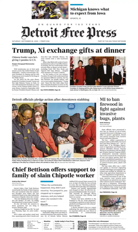 Cover of Detroit Free Press